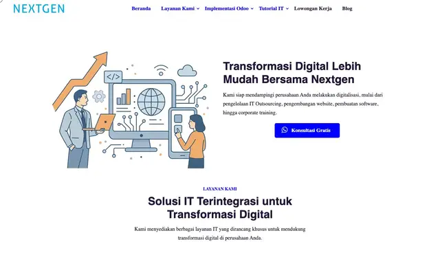 PT. Nextgen Inovasi Indonesia website
