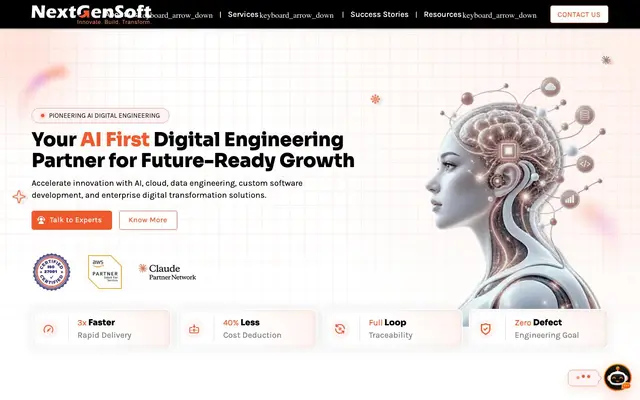 NextGenSoft Technologies LLP website