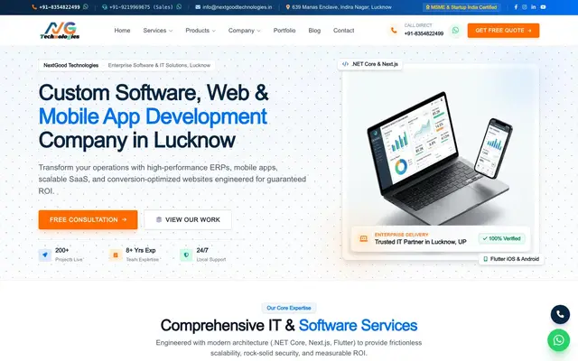 NextGood Technologies Pvt Ltd website