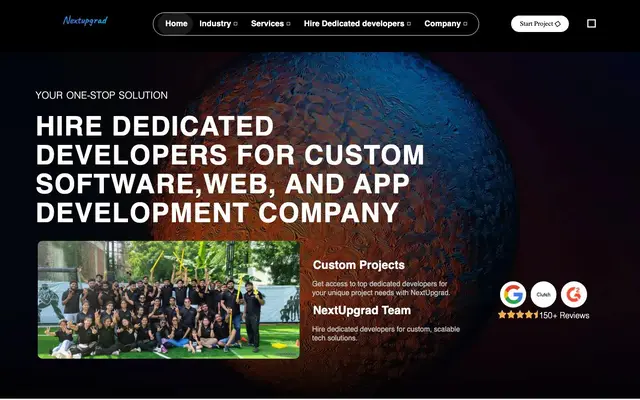 NextUpgrad Web Solutions Pvt. Ltd. website