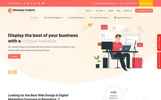 Nextwave Creators website