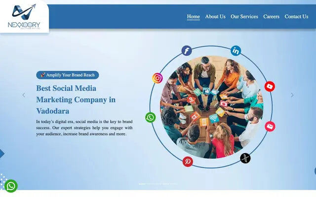 Nexxoory Solutions Private Limited website