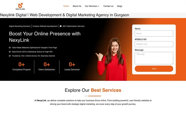 Nexylink Digital website