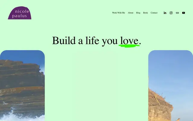 Nicole Paulus Squarespace Webdesign website