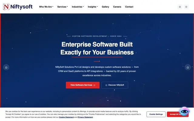 Niftysoft Solution Private Limited website