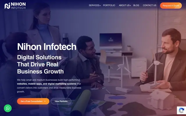 Nihon Infotech website