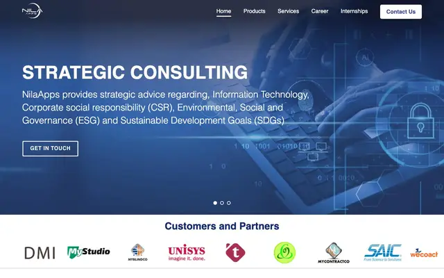 Nila Apps Pvt Ltd website