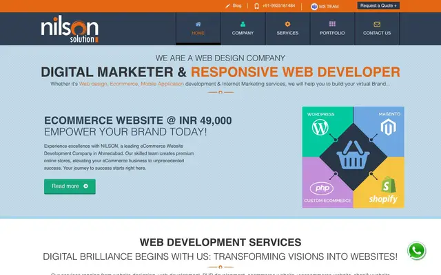 Nilson Solution website
