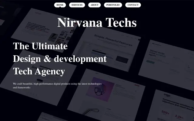 Nirvana Techs website