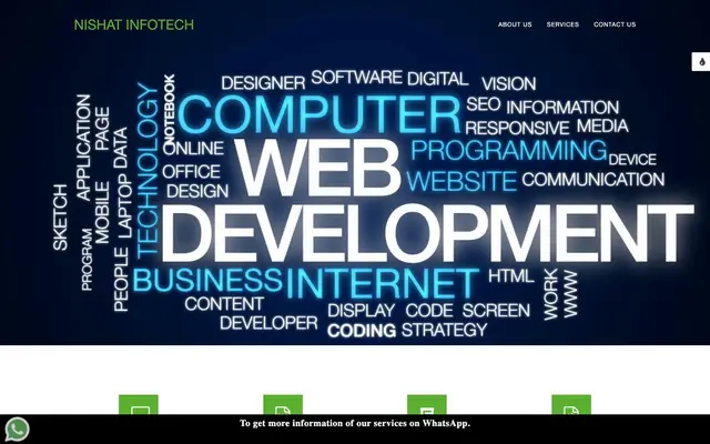 Nishat Infotech Software Development website