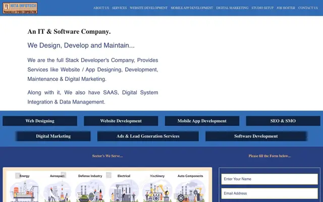 NITA INFOTECH website
