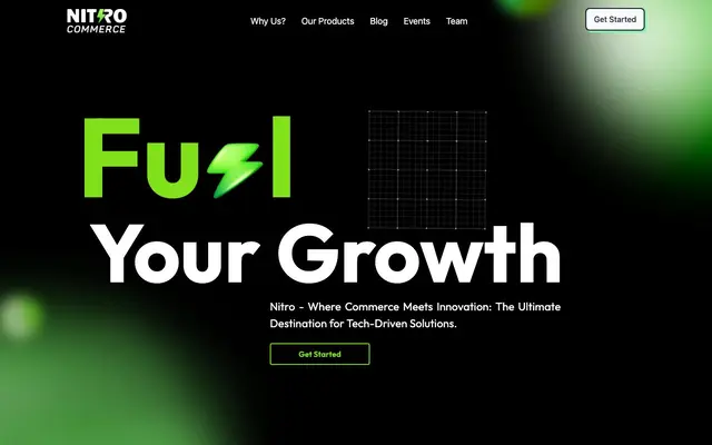 Nitro Commerce website