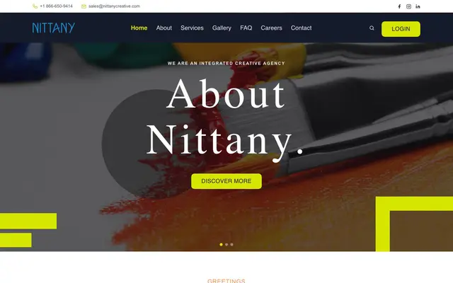Nittany Creative Services website