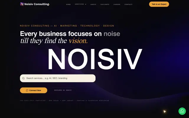 Noisiv Consulting website