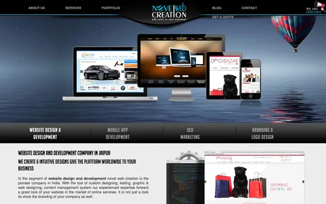 Novel Web Creation website