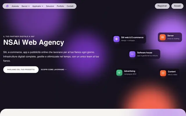 NSAi Srl - Web agency - Software developer website