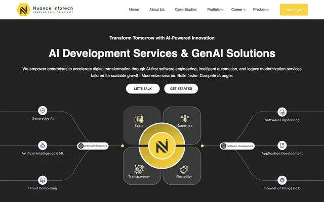 Nuance Infotech website