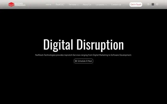 NullStack Technologies website