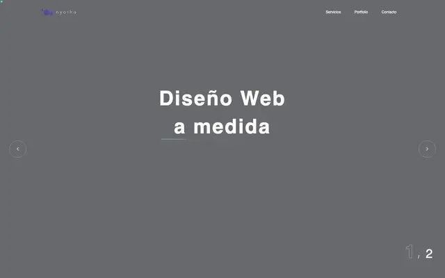 Nyotha Design website