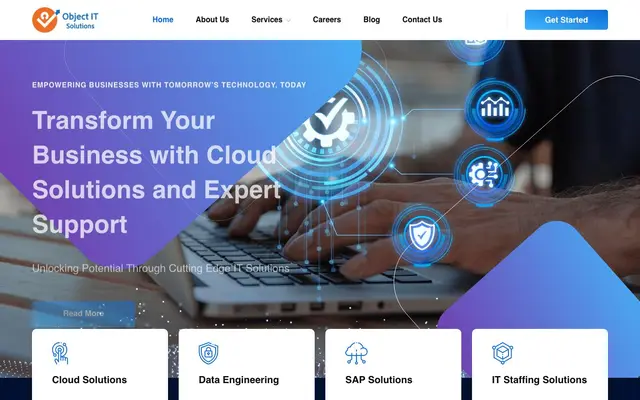 Object IT Solutions INDIA Pvt. Ltd website