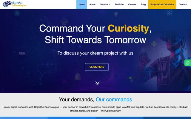 ObjectSol Technologies Pvt. Ltd. website