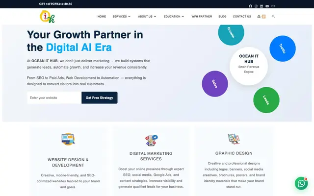 OCEAN IT HUB – Website Design, Digital Marketing & IT Services in Jaipur website