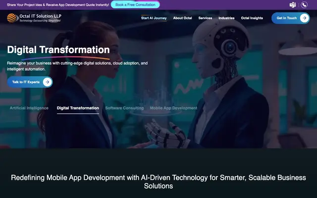 Octal IT Solution LLP website