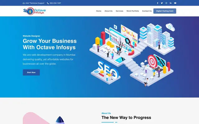 Octave infosys website
