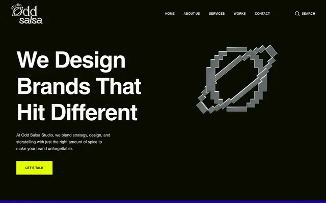Odd Salsa Studio website