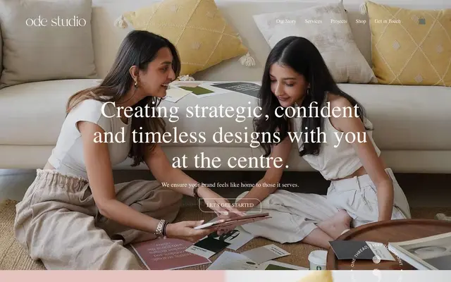 Ode Studio website
