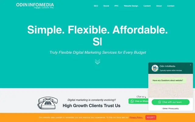 Odin Infomedia | Website Design & Digital Marketing Company – Rohini website