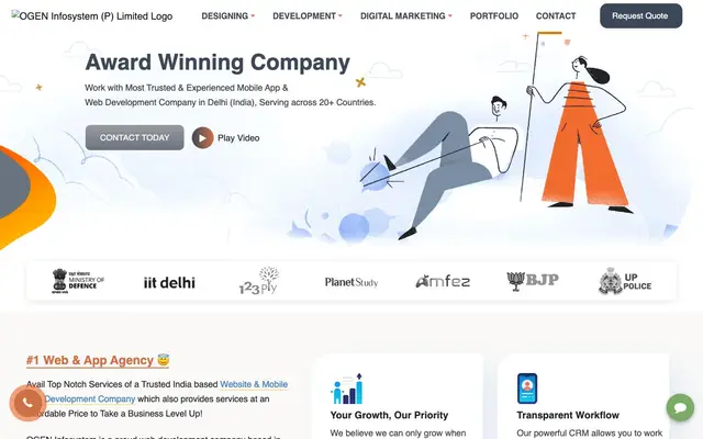 OGEN Infosystem website