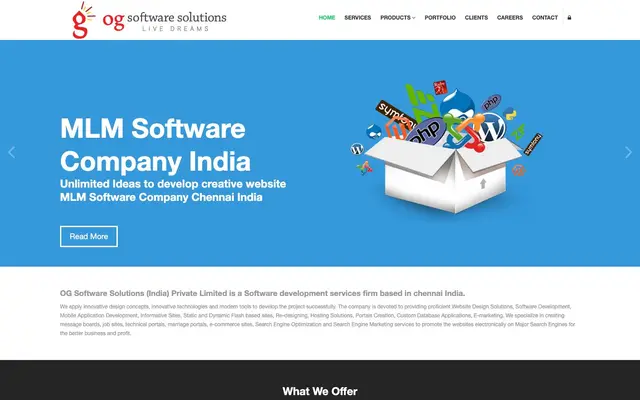 OG Software solutions India Pvt Ltd website