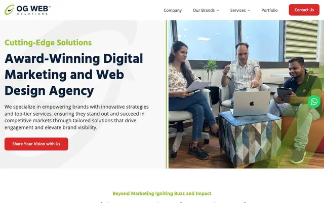 OG Web Solutions Pvt. Ltd website