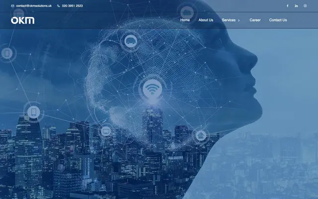 OKM Solutions | Software Company in London website