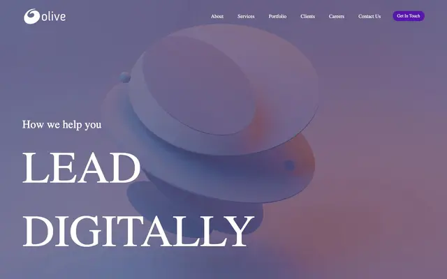 Olive E-Business website