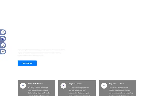 Omefyi Software Technologies Pvt. Ltd website