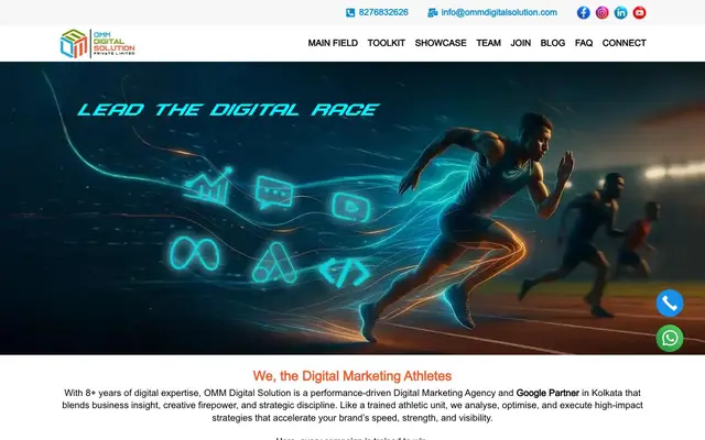 OMM Digital Solution Pvt. Ltd website
