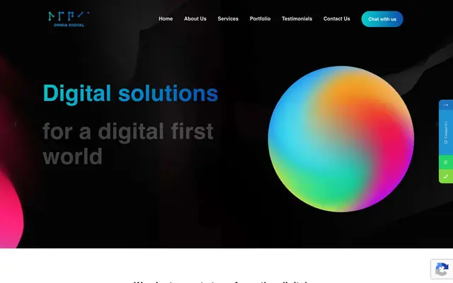 Omnia Digital website