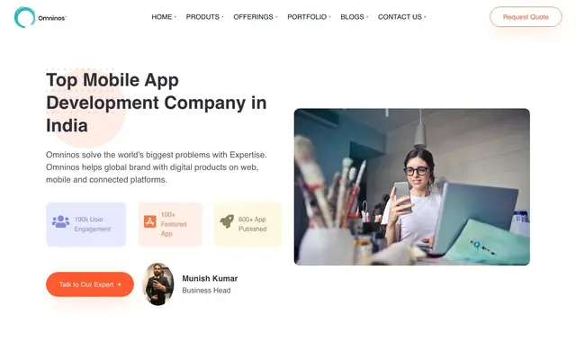Omninoz Mobile App Development Company in India,… website