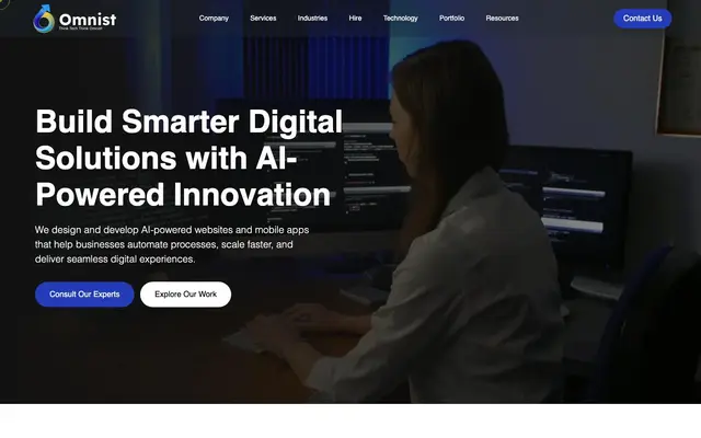 Omnist Techhub Solutions Pvt Ltd website