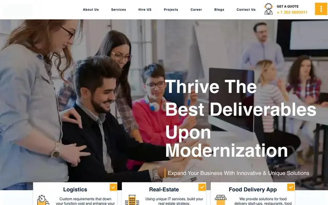 OmTec Web website