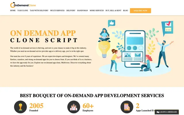 On Demand Clone website