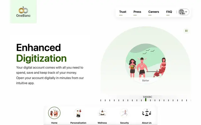 OneBanc Technologies Pvt Ltd website