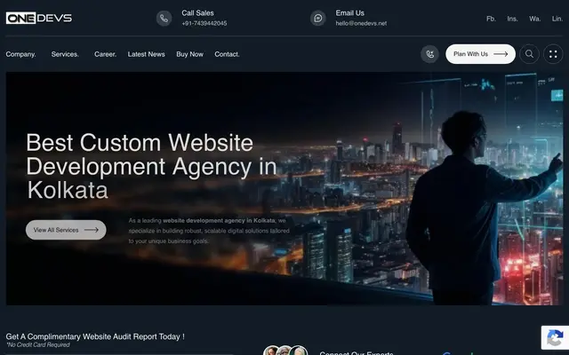 One Devs | Website Development and Digital Marketing Agency website