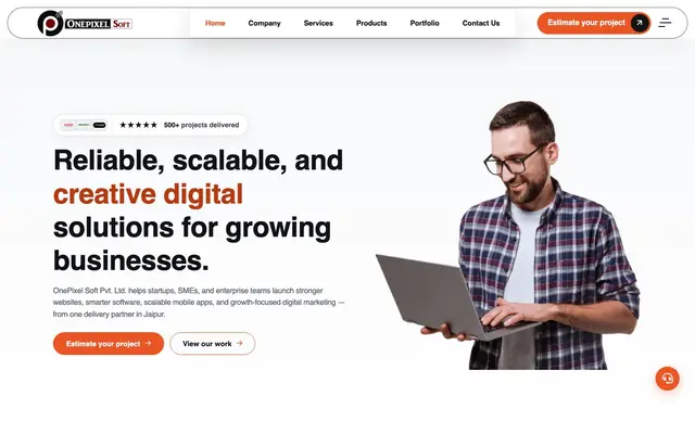 OnePixel Soft Pvt Ltd website