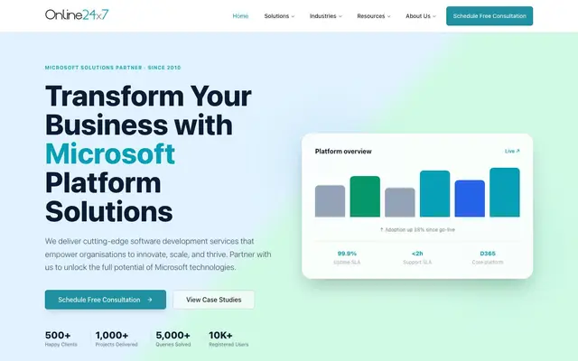 Online24x7 website