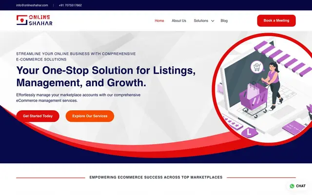 Online Shahar website