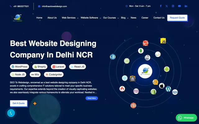 Ontech Digital Technologies Pvt. Ltd. website