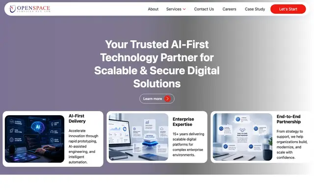 Open Space Services Private Limited website
